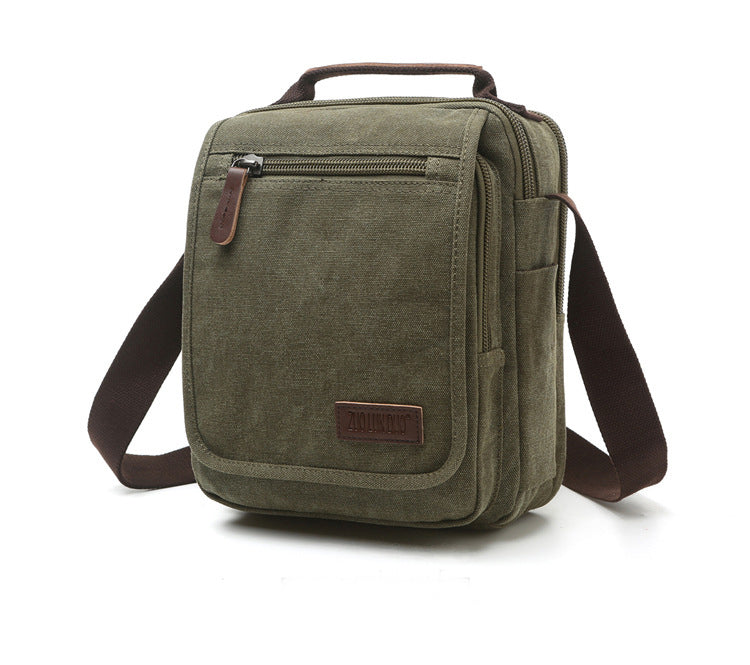 navor Men's Small Vintage Multipurpose Canvas Shoulder/ Messenger Bag - NAVOR