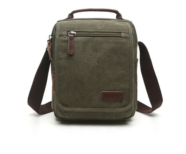 navor Men's Small Vintage Multipurpose Canvas Shoulder/ Messenger Bag - NAVOR