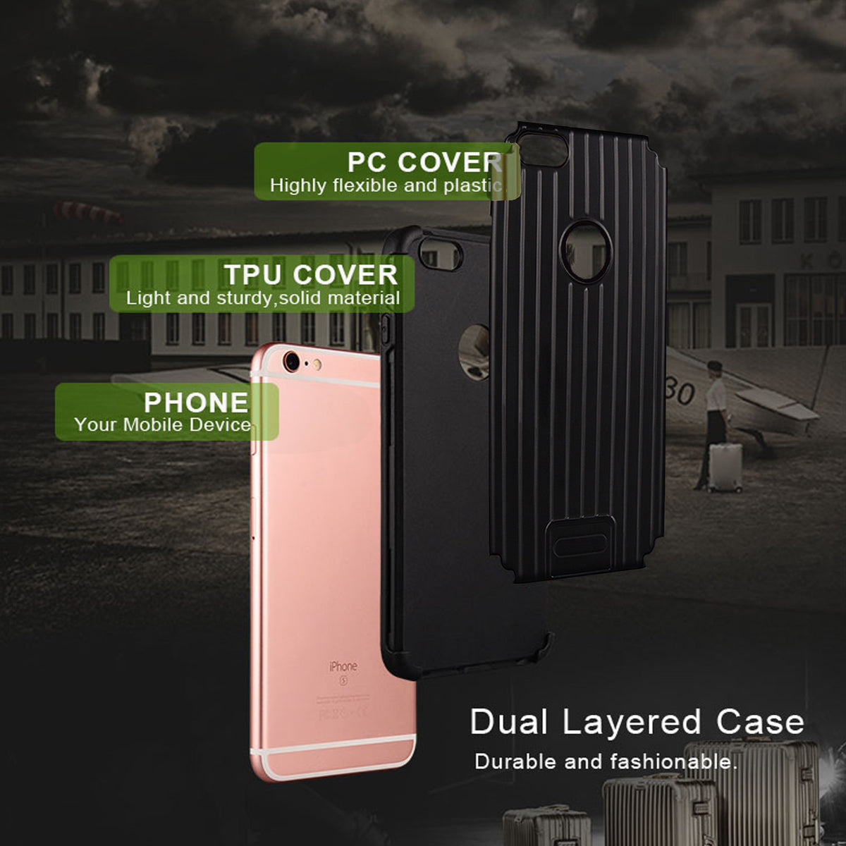 NAVOR Kario Groove Dual Layer Protective Case for 4.7-inch iPhone 6s / 6 - NAVOR