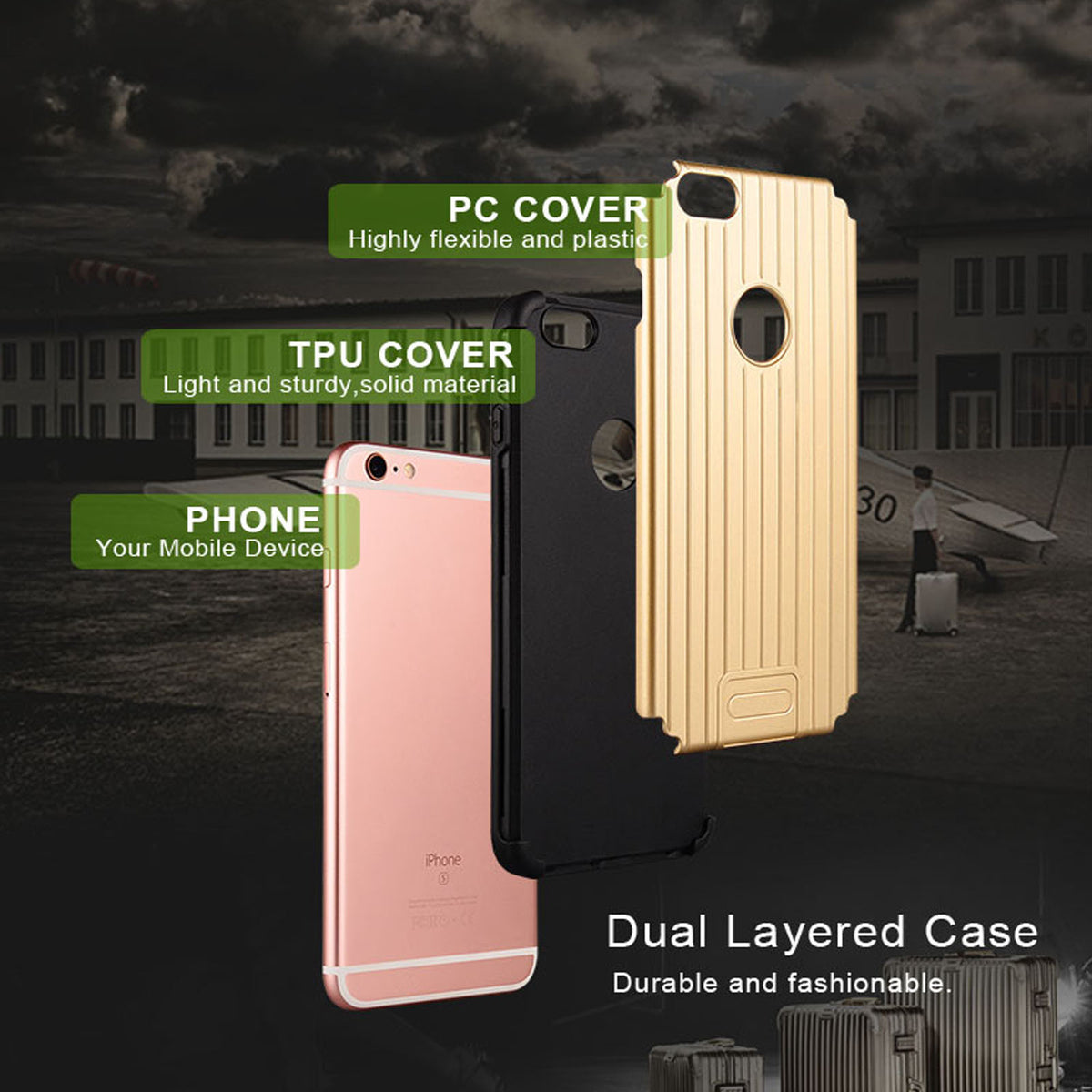NAVOR Kario Groove Dual Layer Protective Case for 4.7-inch iPhone 6s / 6 - NAVOR