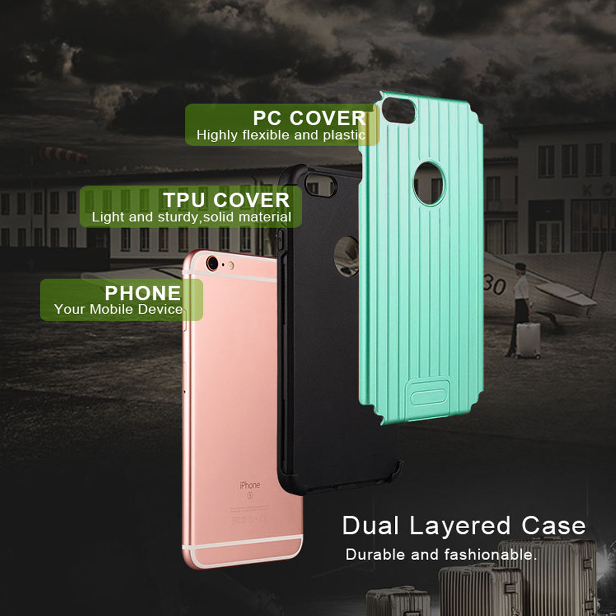 NAVOR Kario Groove Dual Layer Protective Case for 4.7-inch iPhone 6s / 6 - NAVOR