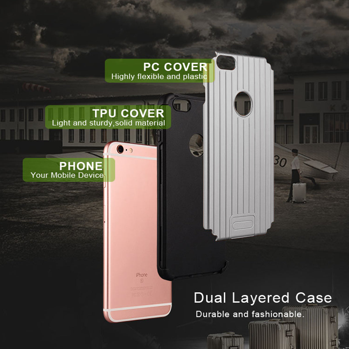 NAVOR Kario Groove Dual Layer Protective Case for 4.7-inch iPhone 6s / 6 - NAVOR