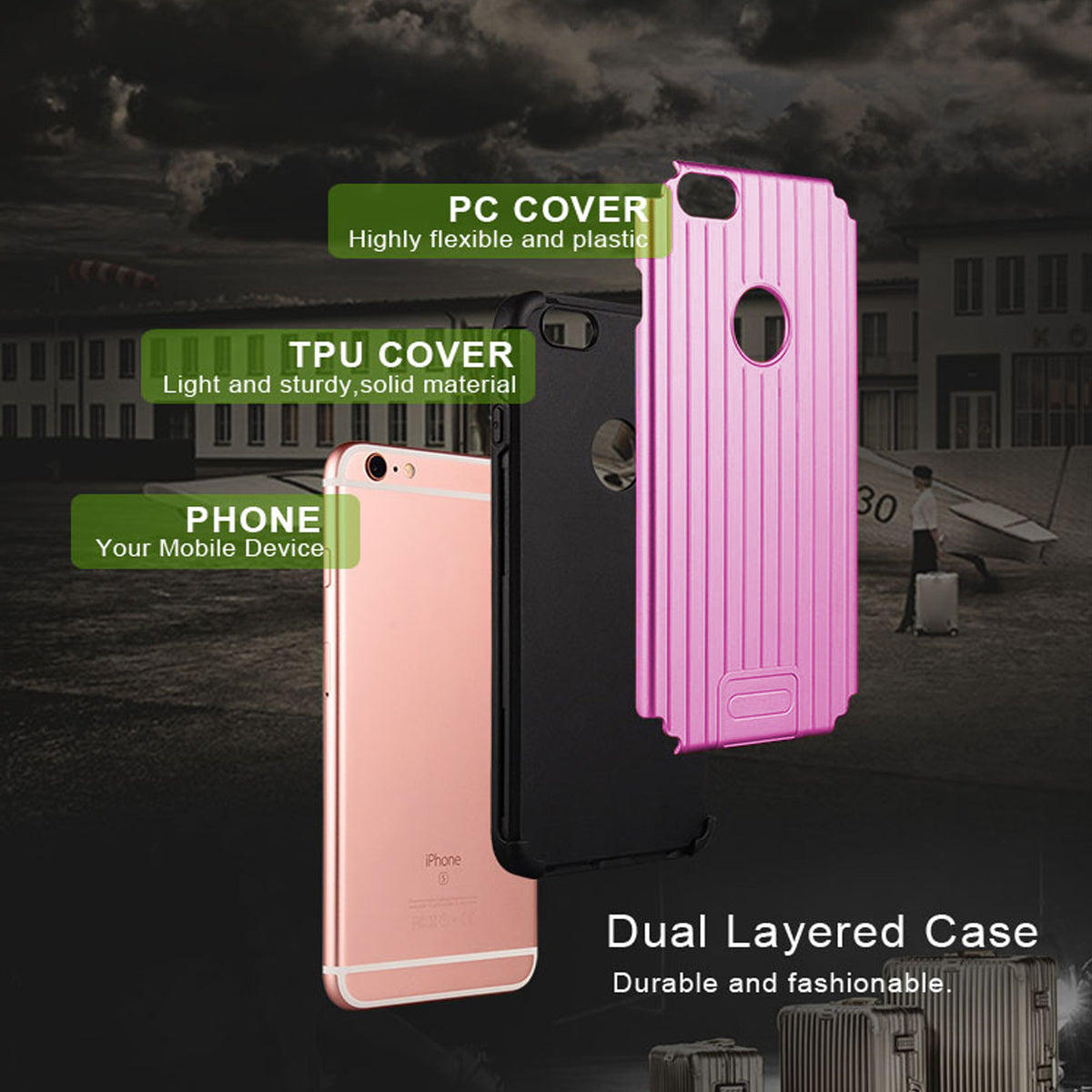 NAVOR Kario Groove Dual Layer Protective Case for 4.7-inch iPhone 6s / 6 - NAVOR