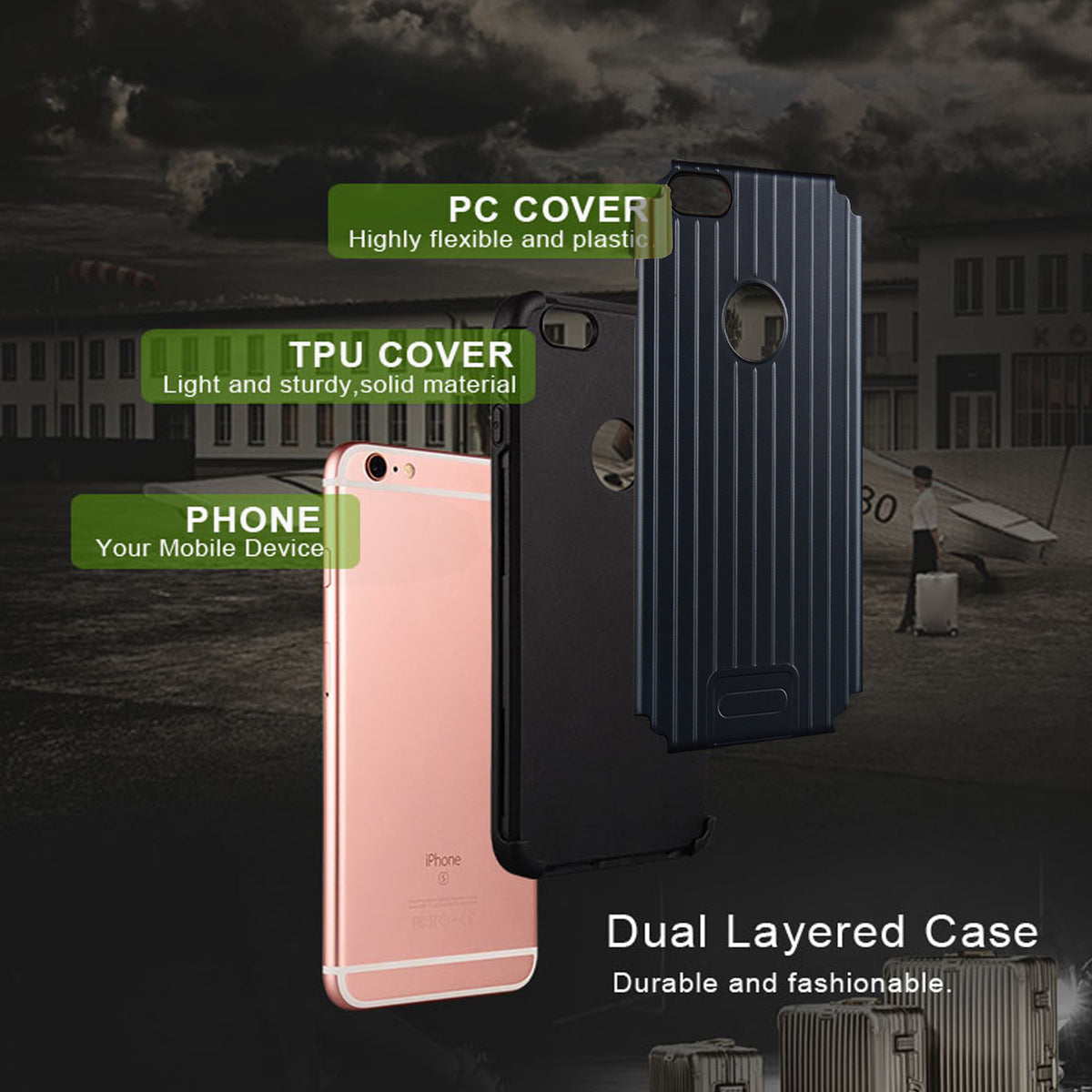NAVOR Kario Groove Dual Layer Protective Case for 4.7-inch iPhone 6s / 6 - NAVOR