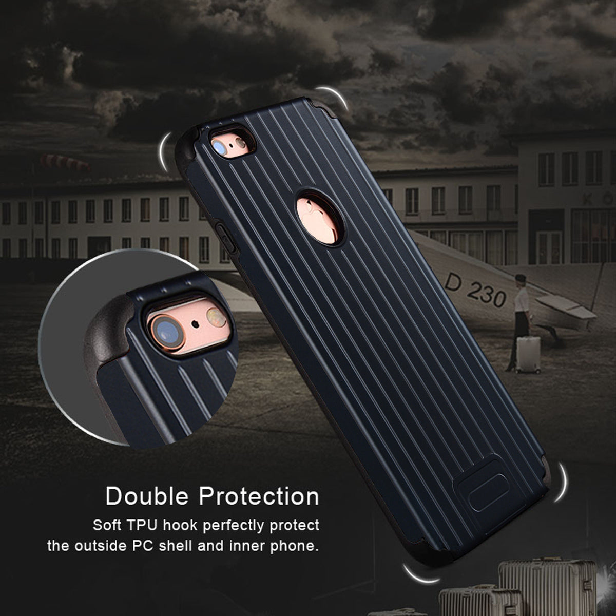 NAVOR Kario Groove Dual Layer Protective Case for 4.7-inch iPhone 6s / 6 - NAVOR