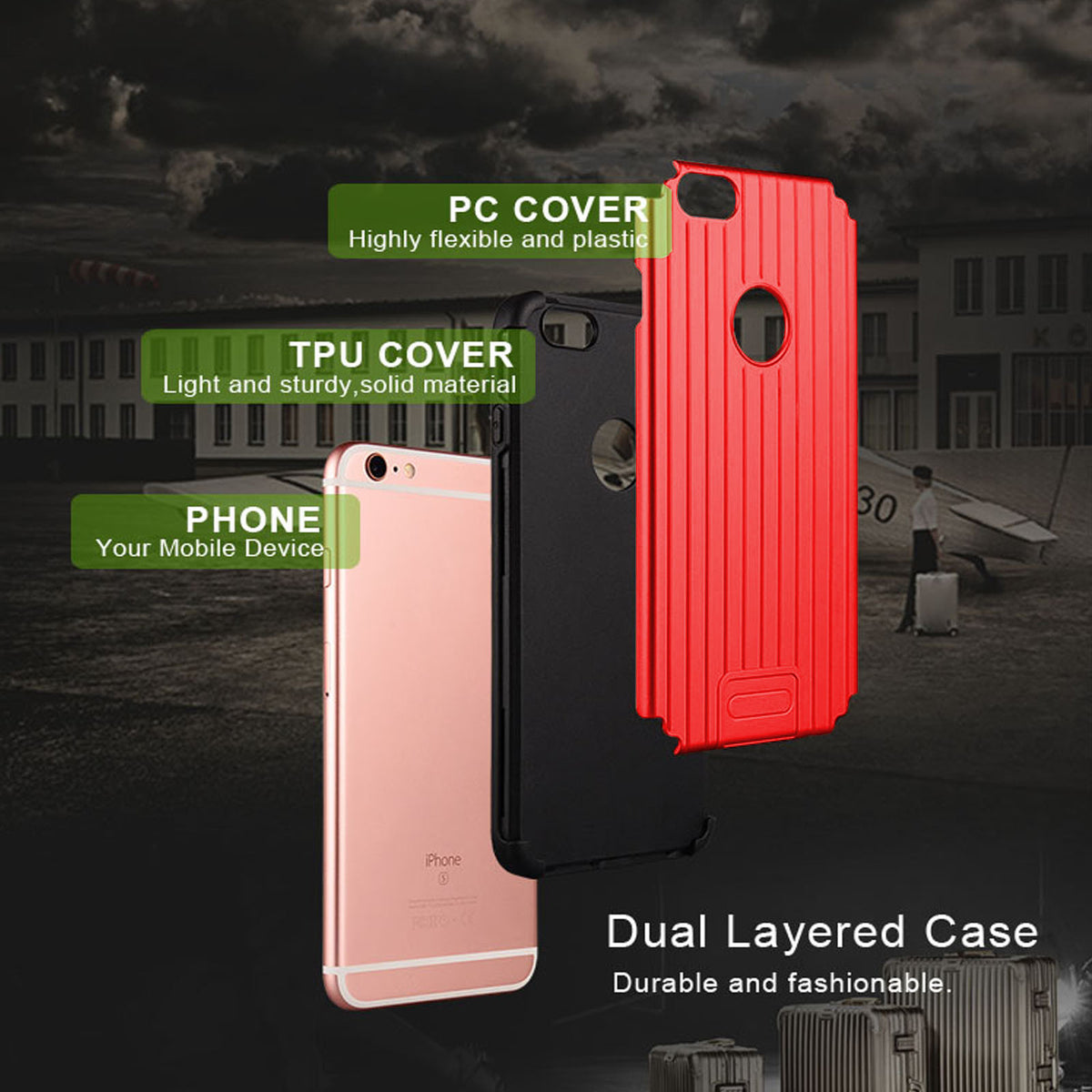 NAVOR Kario Groove Dual Layer Protective Case for 4.7-inch iPhone 6s / 6 - NAVOR