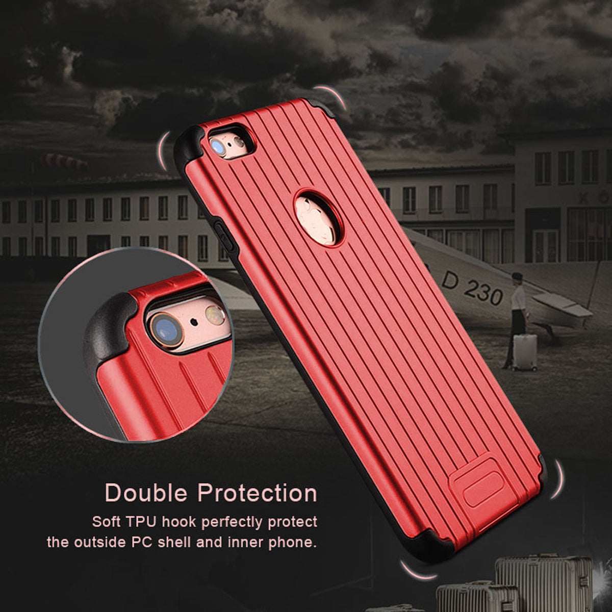 NAVOR Kario Groove Dual Layer Protective Case for 4.7-inch iPhone 6s / 6 - NAVOR