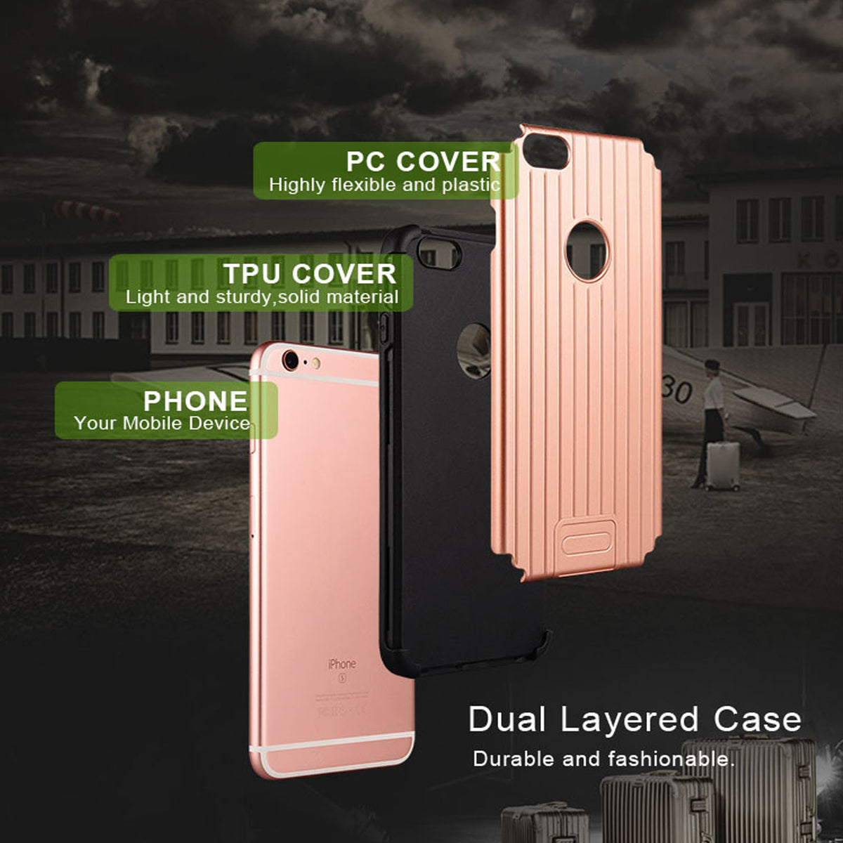 NAVOR Kario Groove Dual Layer Protective Case for 4.7-inch iPhone 6s / 6 - NAVOR