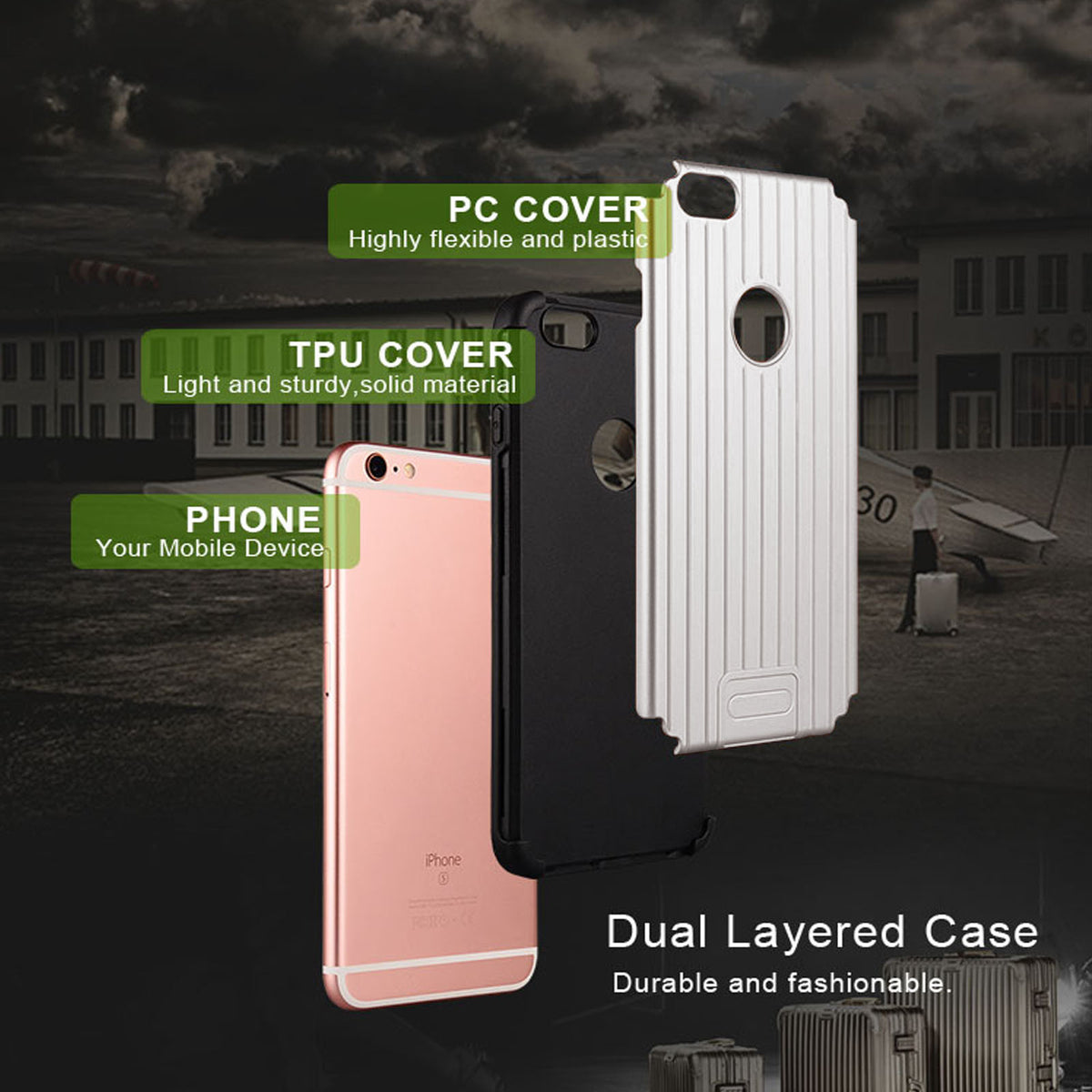 NAVOR Kario Groove Dual Layer Protective Case for 4.7-inch iPhone 6s / 6 - NAVOR