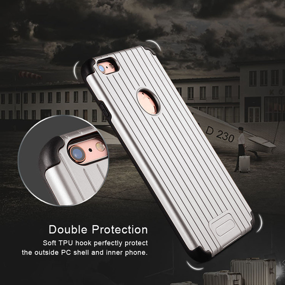 NAVOR Kario Groove Dual Layer Protective Case for 4.7-inch iPhone 6s / 6 - NAVOR