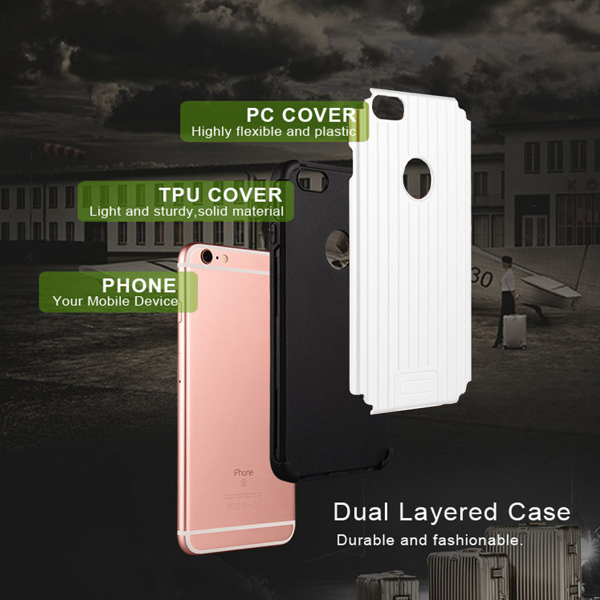 NAVOR Kario Groove Dual Layer Protective Case for 4.7-inch iPhone 6s / 6 - NAVOR