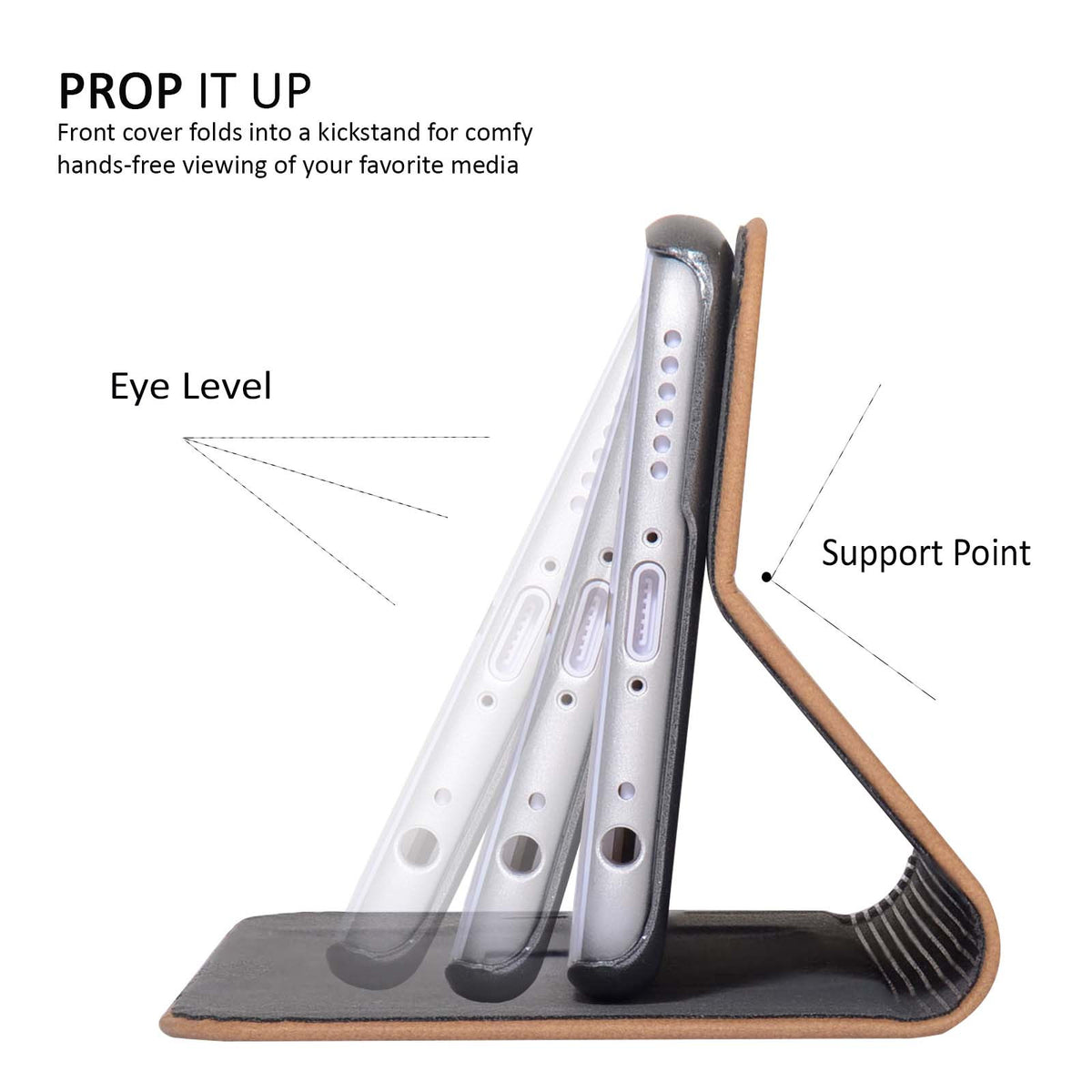 Navor Protective Cover Wallet Case with Ultra Slim and Thin Design for iPhone 6/6S[4.7 Inch]-IP6G17 - NAVOR