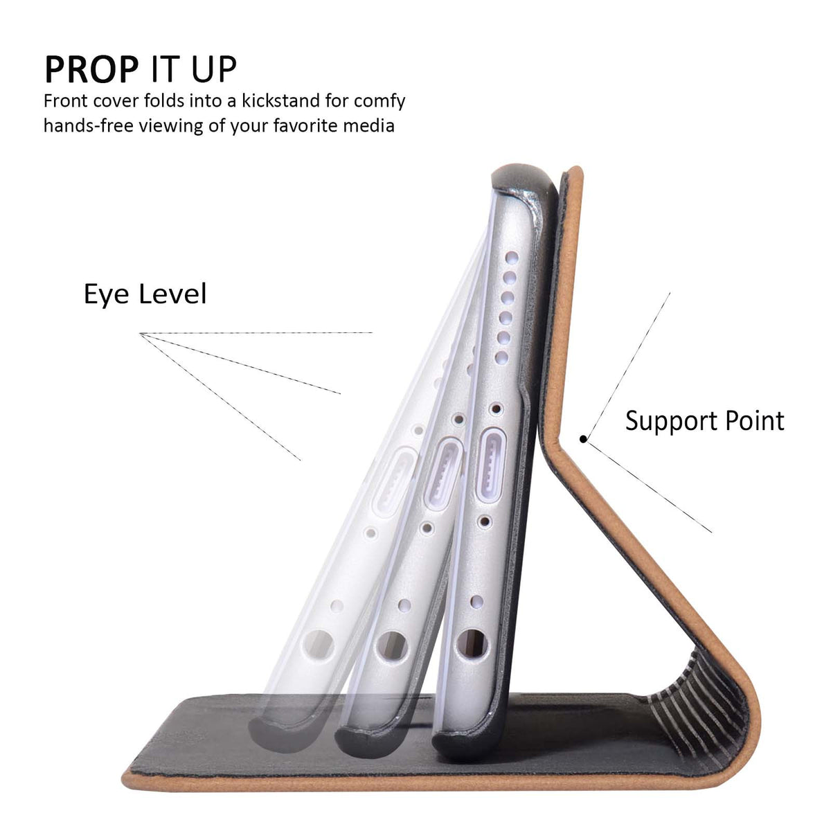 Navor Protective Cover Wallet Case with Ultra Slim and Thin Design for iPhone 6/6S[4.7 Inch]-IP6G17 - NAVOR