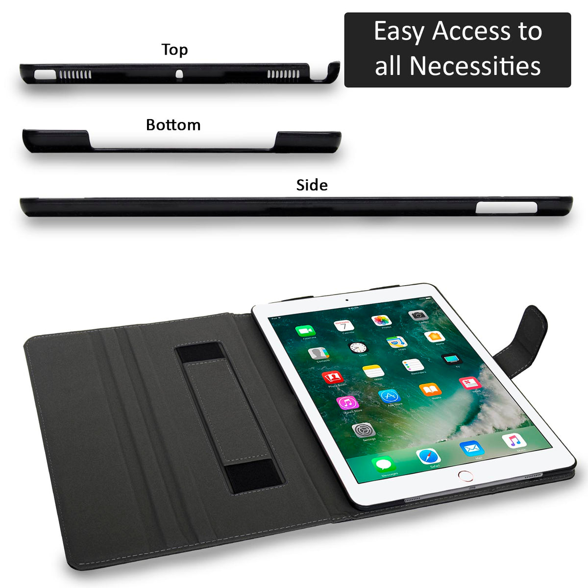 Navor Leather Case Of iPad Pro 10.5 with Kickstand Function. - NAVOR