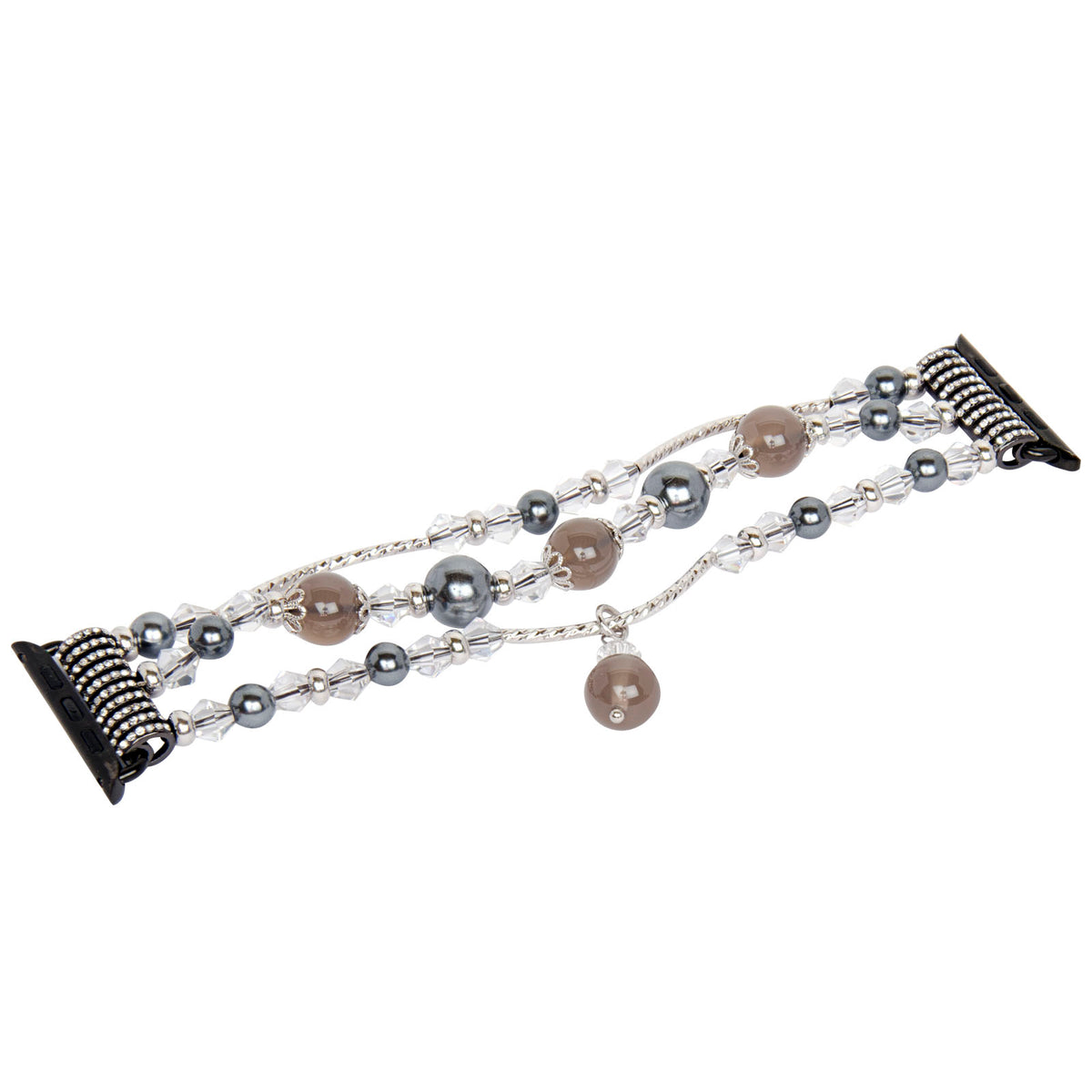 Replacement Women/ Girls Fashionable Beaded Bracelet Strap for Apple Watch 42mm [Series 1, 2, 3] - NAVOR