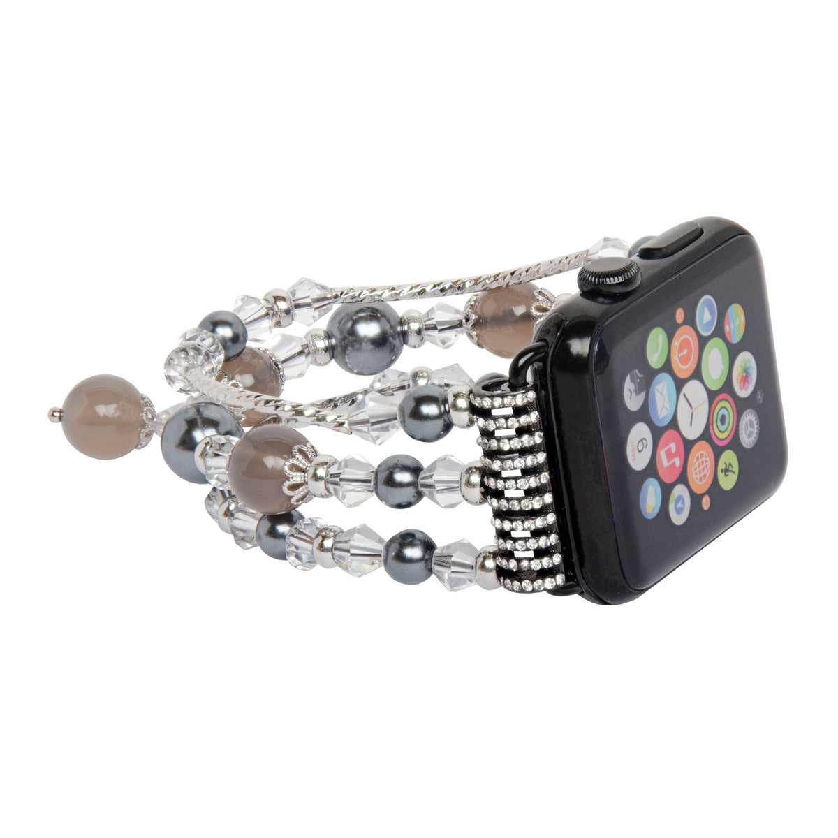 Replacement Women/ Girls Fashionable Beaded Bracelet Strap for Apple Watch 42mm [Series 1, 2, 3] - NAVOR
