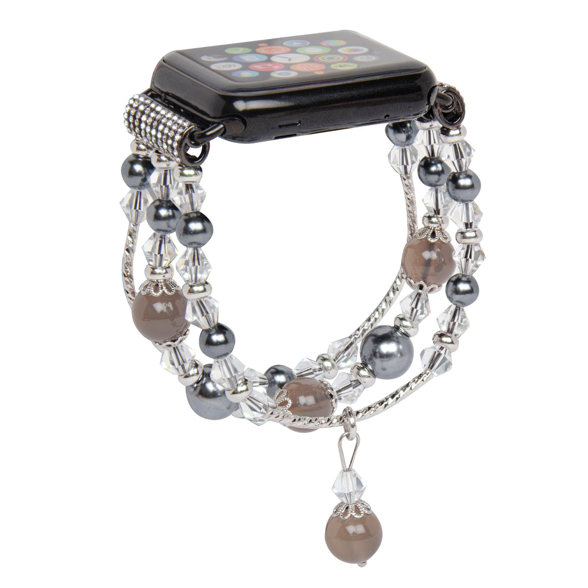 Replacement Women/ Girls Fashionable Beaded Bracelet Strap for Apple Watch 42mm [Series 1, 2, 3] - NAVOR