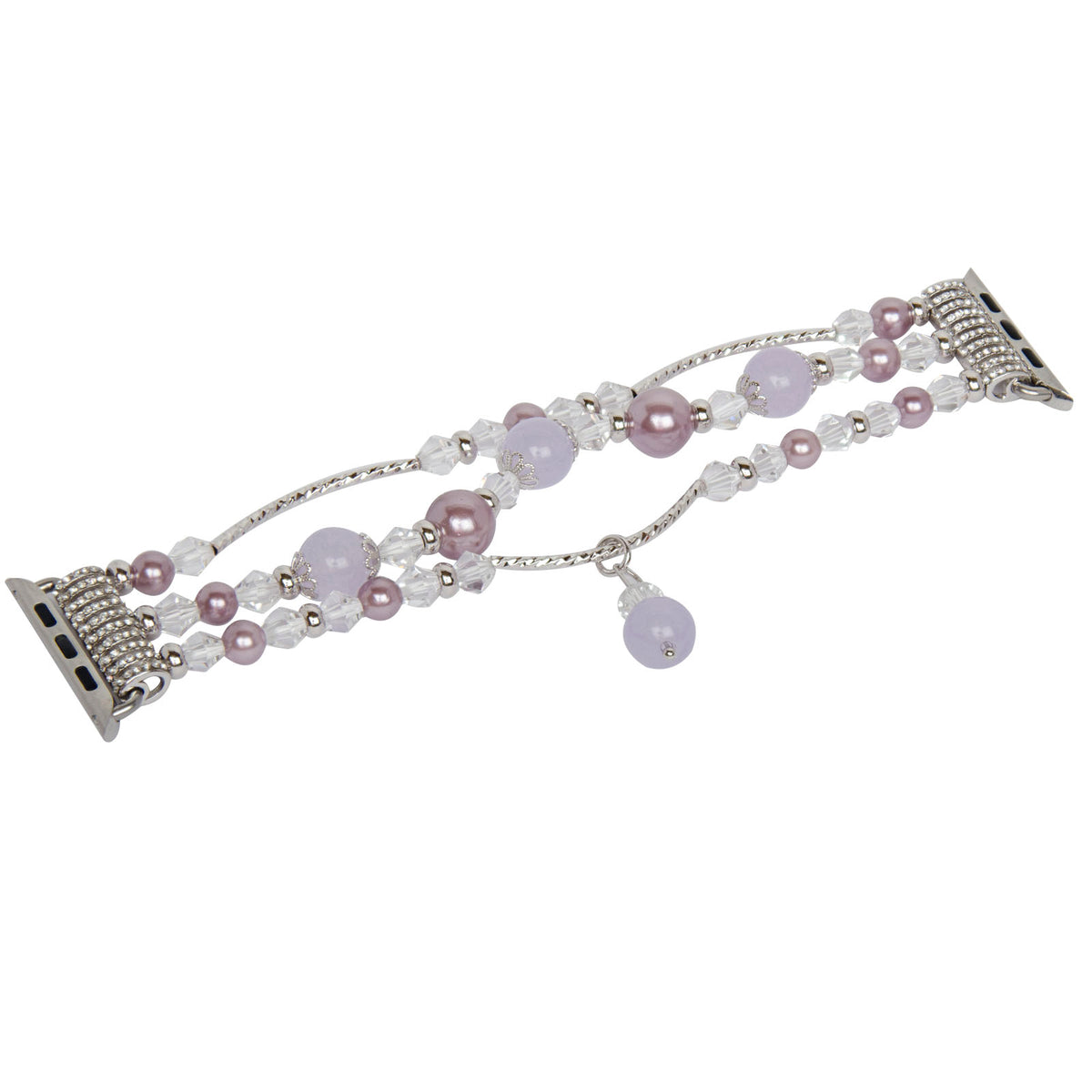 Replacement Women/ Girls Fashionable Beaded Bracelet Strap for Apple Watch 42mm [Series 1, 2, 3] - NAVOR
