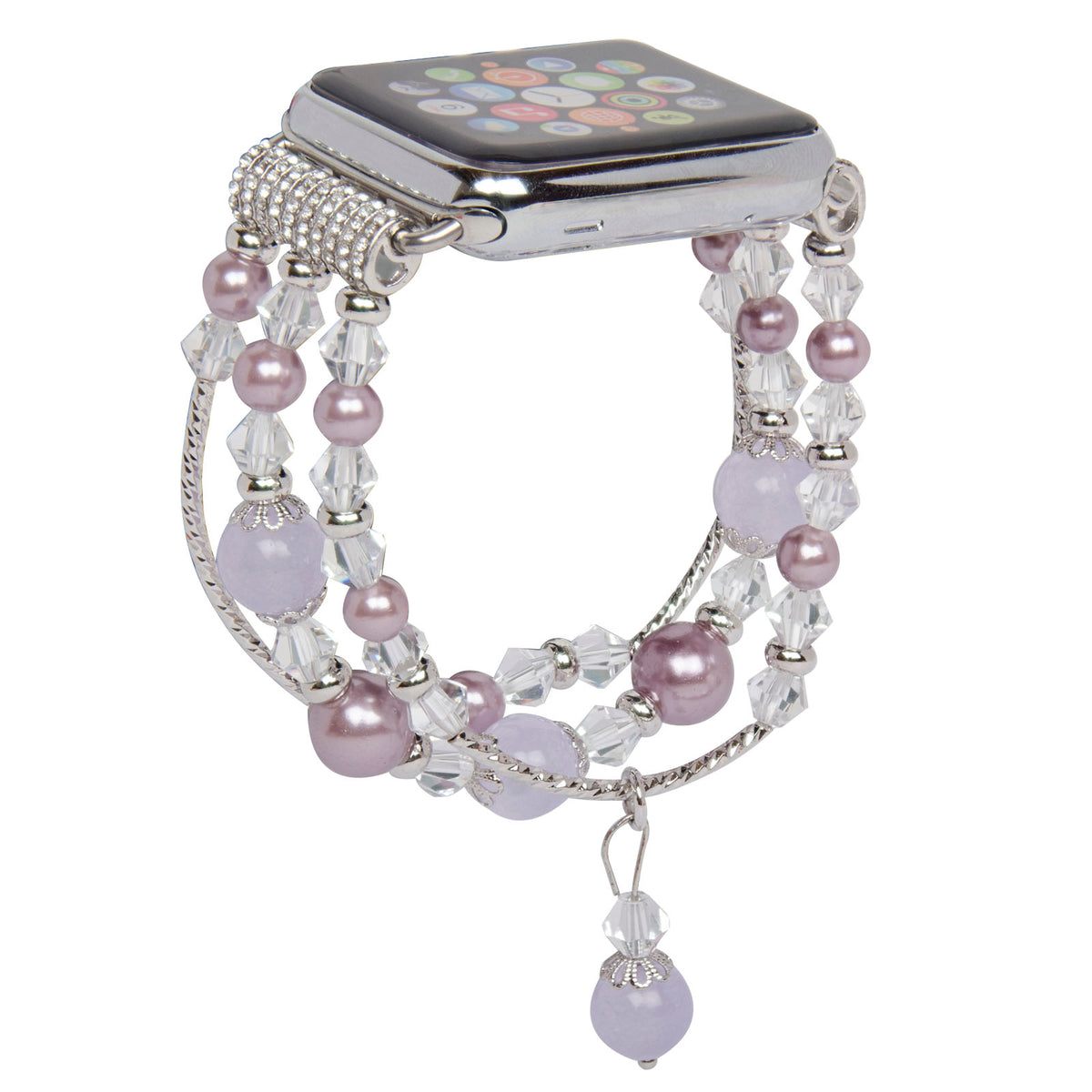Replacement Women/ Girls Fashionable Beaded Bracelet Strap for Apple Watch 42mm [Series 1, 2, 3] - NAVOR