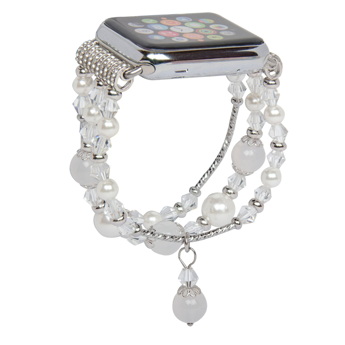 Replacement Women/ Girls Fashionable Beaded Bracelet Strap for Apple Watch 42mm [Series 1, 2, 3] - NAVOR