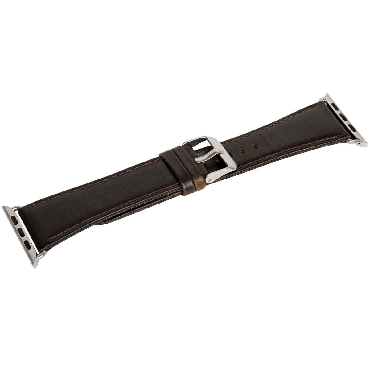 Navor Leather Replacement Watch Band with Metal Clasp for Apple Watch 42MM [Series 1, 2, 3] - NAVOR