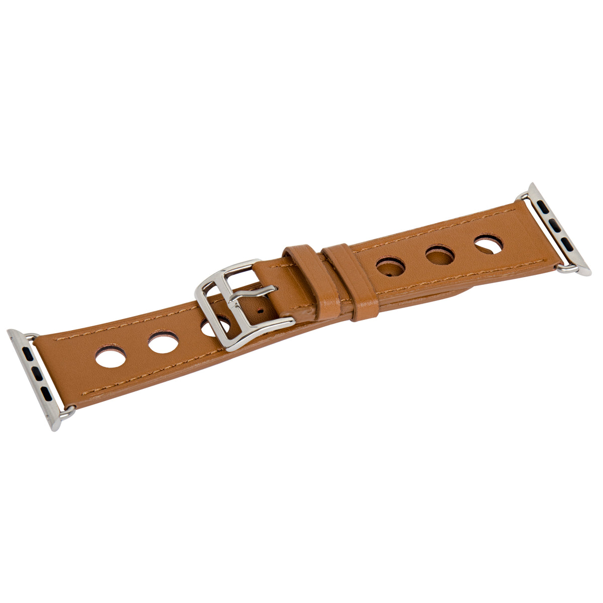 Navor Leather Replacement Band with Metal Clasp for Apple Watch 42 Series 1-2-3 - NAVOR