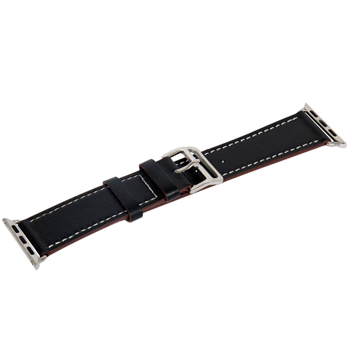 Navor Leather Replacement Band with Metal Clasp Compatible with Apple Watch Series 1-2-3 [IWB-35] - NAVOR