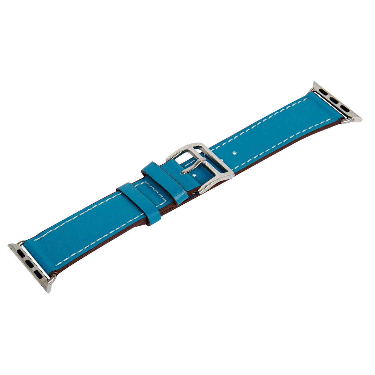 Navor Leather Replacement Band with Metal Clasp Compatible with Apple Watch Series 1-2-3 [IWB-35] - NAVOR