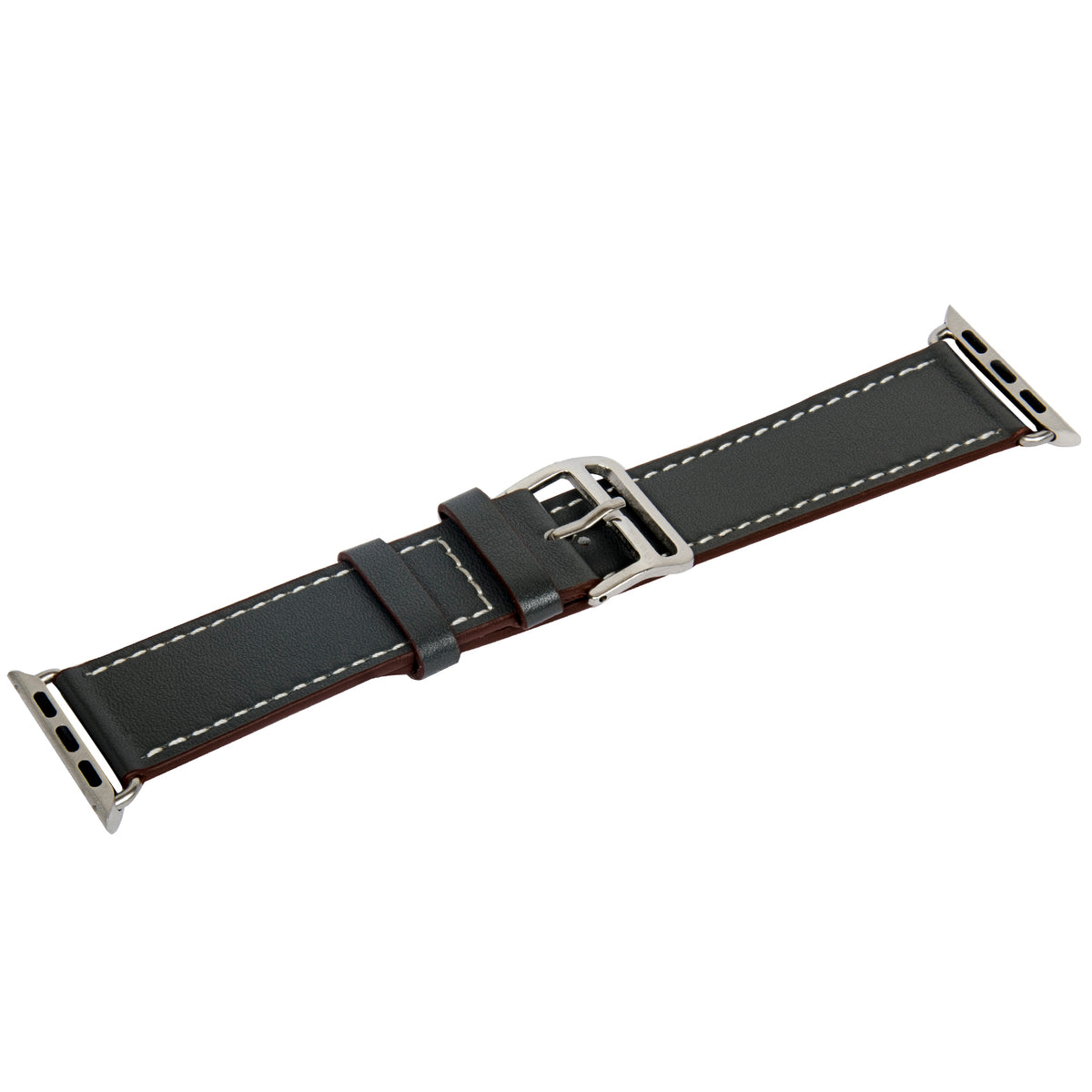 Navor Leather Replacement Band with Metal Clasp Compatible with Apple Watch Series 1-2-3 [IWB-35] - NAVOR