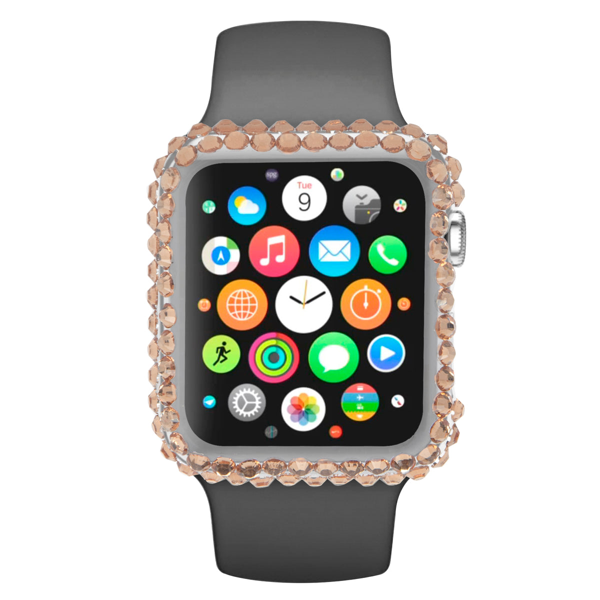 Navor Unique Slim Protective Full Fashion Bling Case Cover for Apple Watch Series 1-2-3 - NAVOR