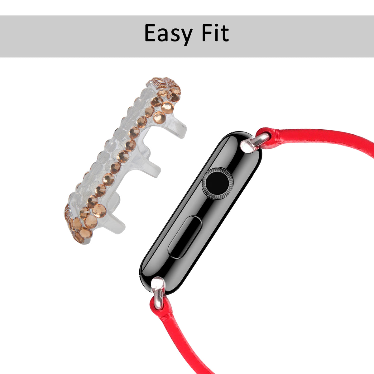 Navor Unique Slim Protective Full Fashion Bling Case Cover for Apple Watch Series 1-2-3 - NAVOR
