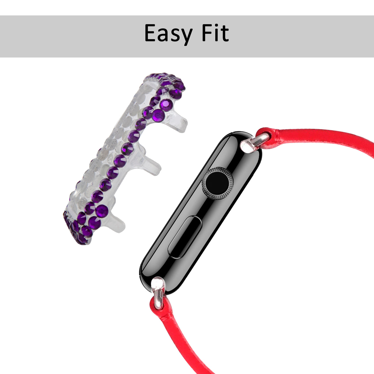 Navor Unique Slim Protective Full Fashion Bling Case Cover for Apple Watch Series 1-2-3 - NAVOR