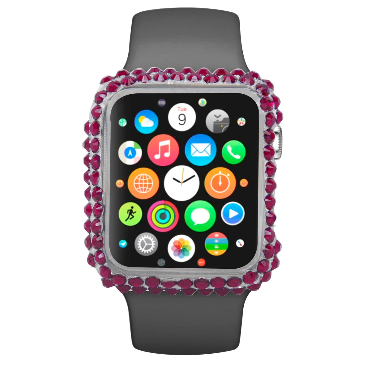 Navor Unique Slim Protective Full Fashion Bling Case Cover for Apple Watch Series 1-2-3 - NAVOR