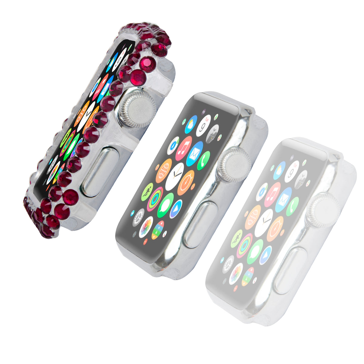 Navor Unique Slim Protective Full Fashion Bling Case Cover for Apple Watch Series 1-2-3 - NAVOR