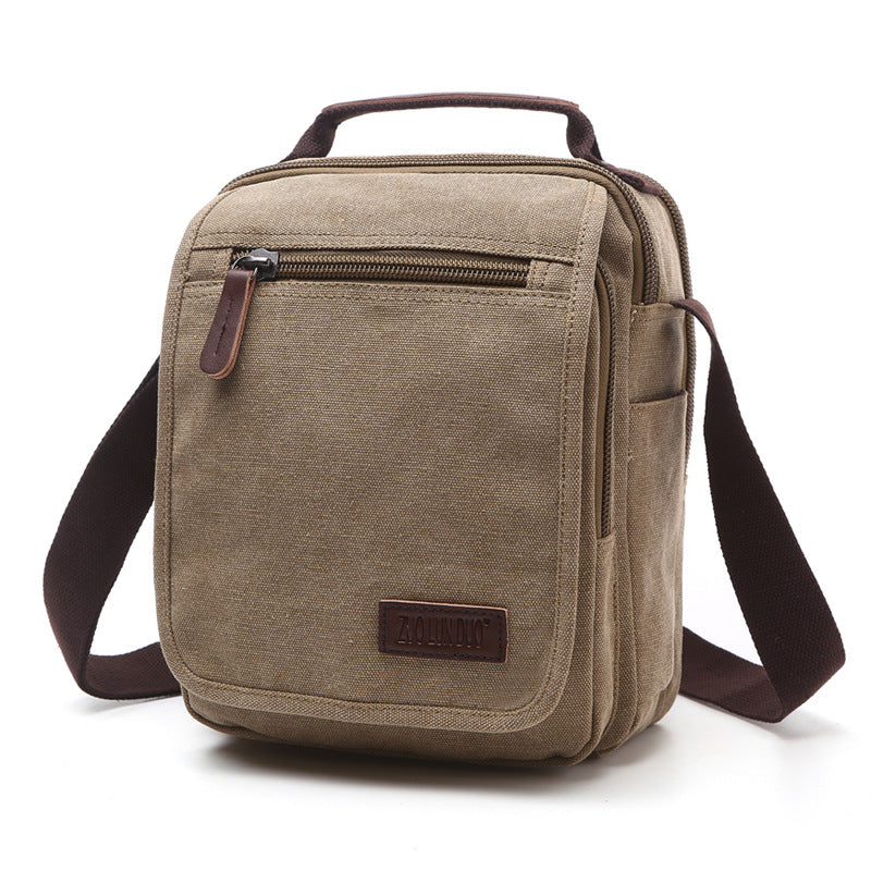 navor Men's Small Vintage Multipurpose Canvas Shoulder/ Messenger Bag - NAVOR