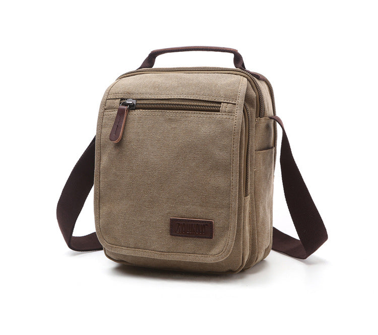 navor Men's Small Vintage Multipurpose Canvas Shoulder/ Messenger Bag - NAVOR