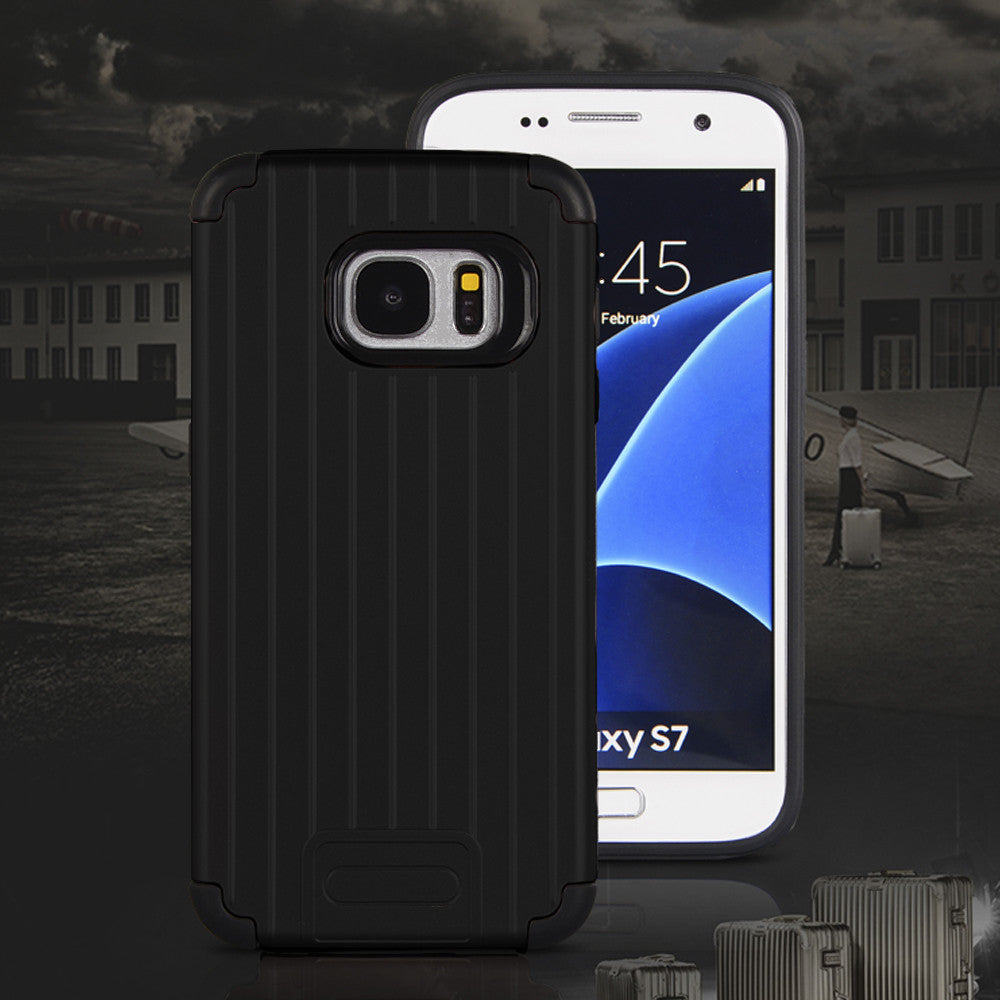 NAVOR Kario Groove Dual Layer Hybrid Protective Case for Samsung Galaxy S7 - NAVOR