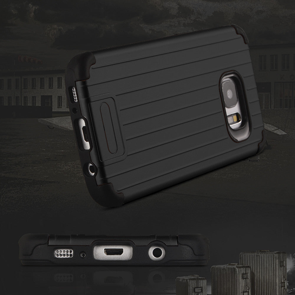 NAVOR Kario Groove Dual Layer Hybrid Protective Case for Samsung Galaxy S7 - NAVOR