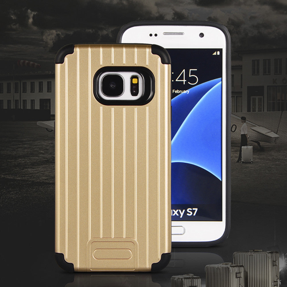 NAVOR Kario Groove Dual Layer Hybrid Protective Case for Samsung Galaxy S7 - NAVOR