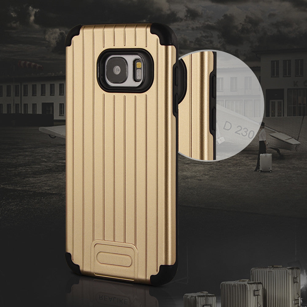 NAVOR Kario Groove Dual Layer Hybrid Protective Case for Samsung Galaxy S7 - NAVOR