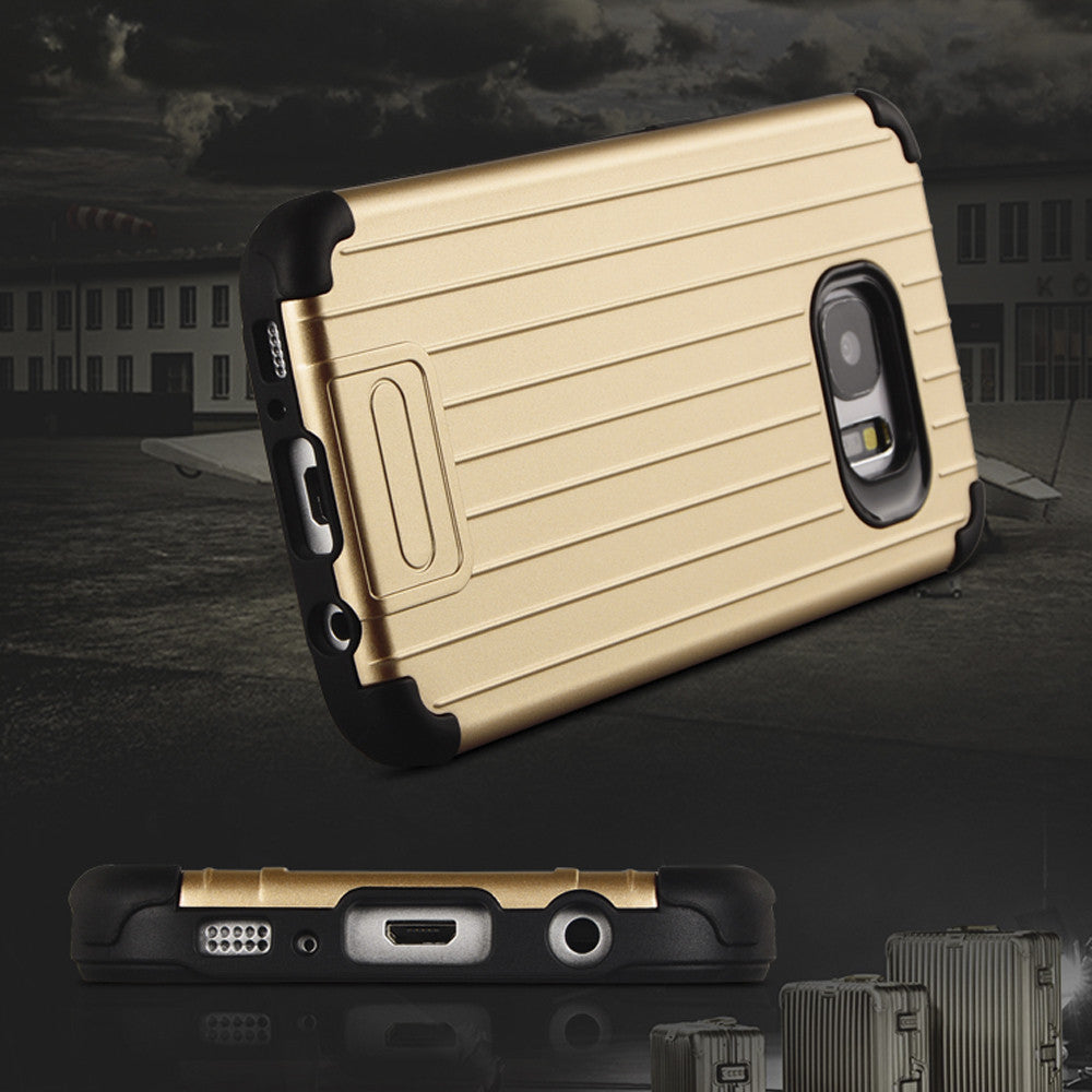NAVOR Kario Groove Dual Layer Hybrid Protective Case for Samsung Galaxy S7 - NAVOR