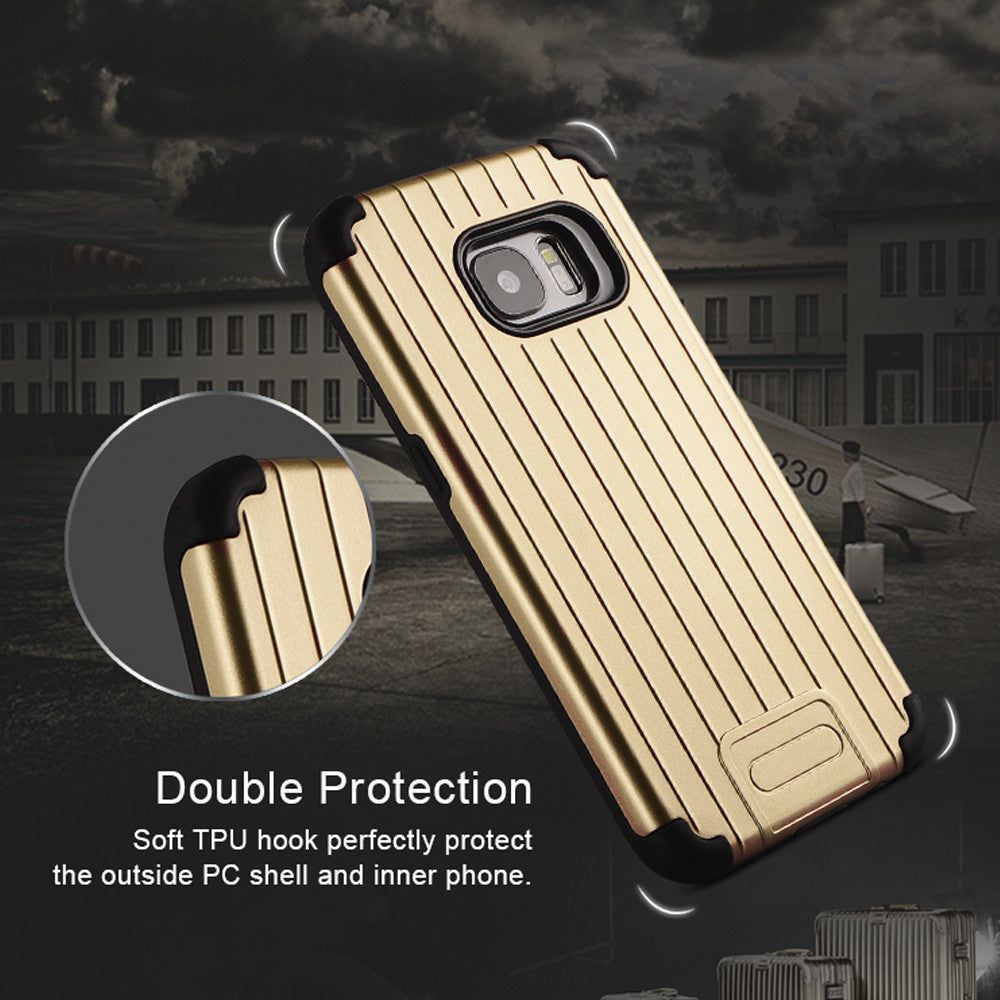 NAVOR Kario Groove Dual Layer Hybrid Protective Case for Samsung Galaxy S7 - NAVOR