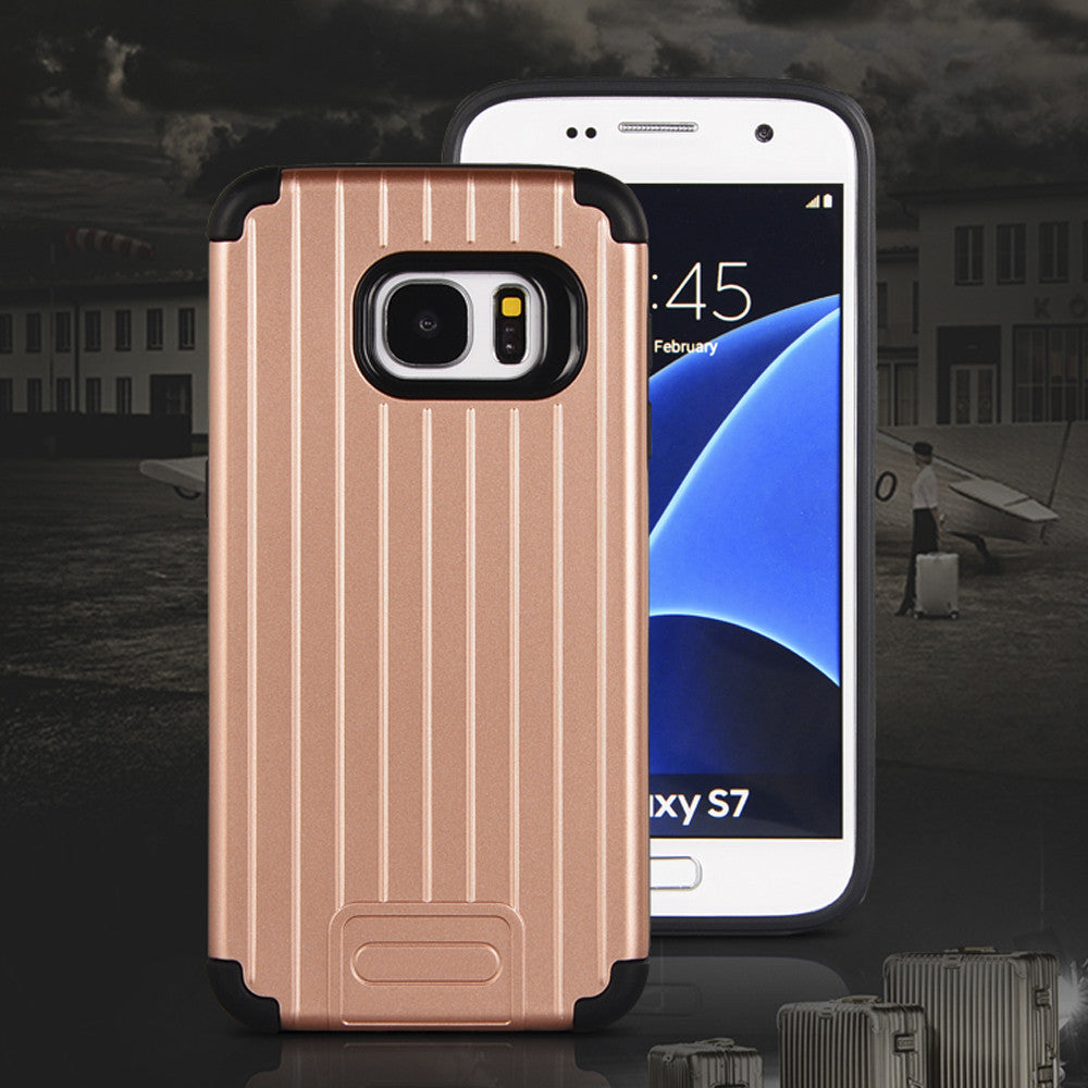 NAVOR Kario Groove Dual Layer Hybrid Protective Case for Samsung Galaxy S7 - NAVOR