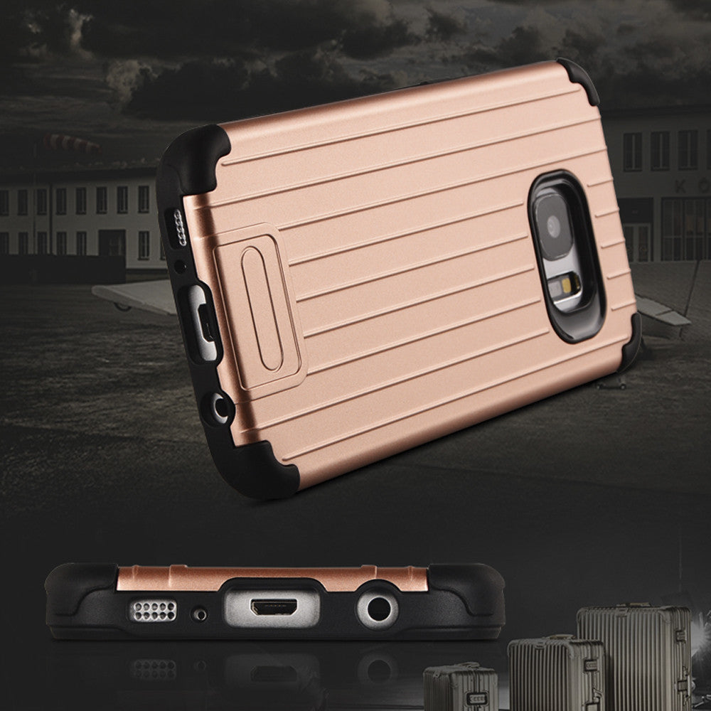 NAVOR Kario Groove Dual Layer Hybrid Protective Case for Samsung Galaxy S7 - NAVOR