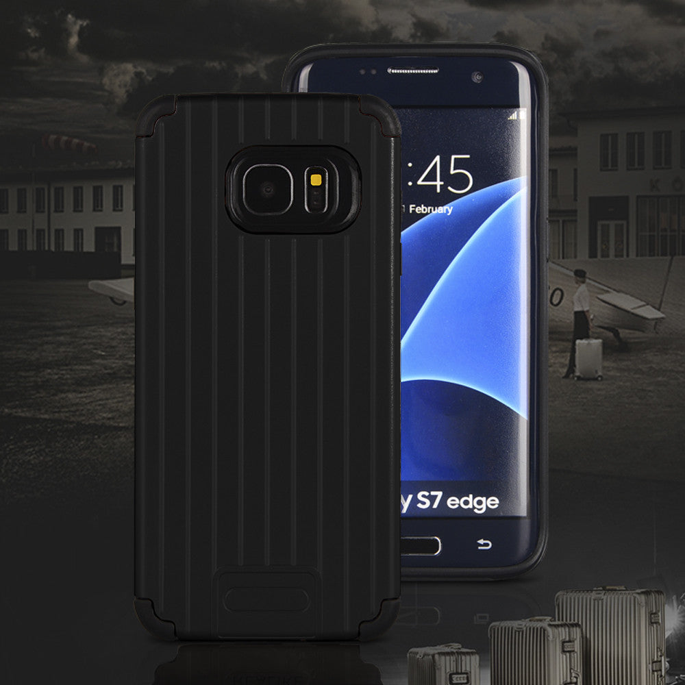NAVOR Kario Groove Dual Layer Hybrid Protective Case for Samsung Galaxy S7 Edge - NAVOR