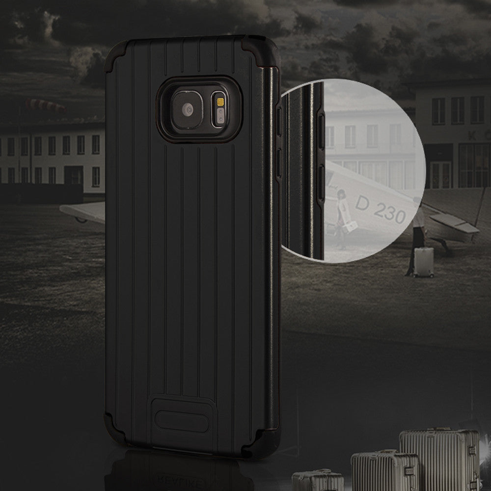 NAVOR Kario Groove Dual Layer Hybrid Protective Case for Samsung Galaxy S7 Edge - NAVOR