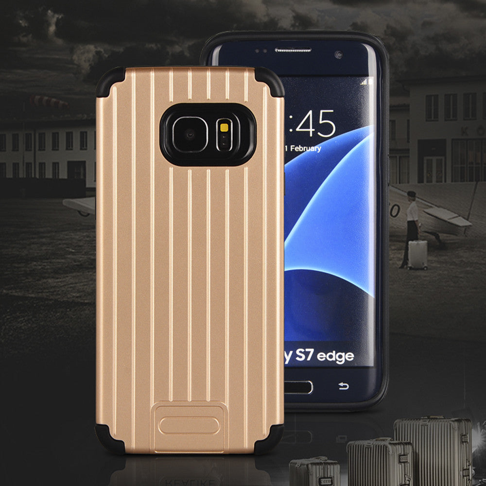 NAVOR Kario Groove Dual Layer Hybrid Protective Case for Samsung Galaxy S7 Edge - NAVOR