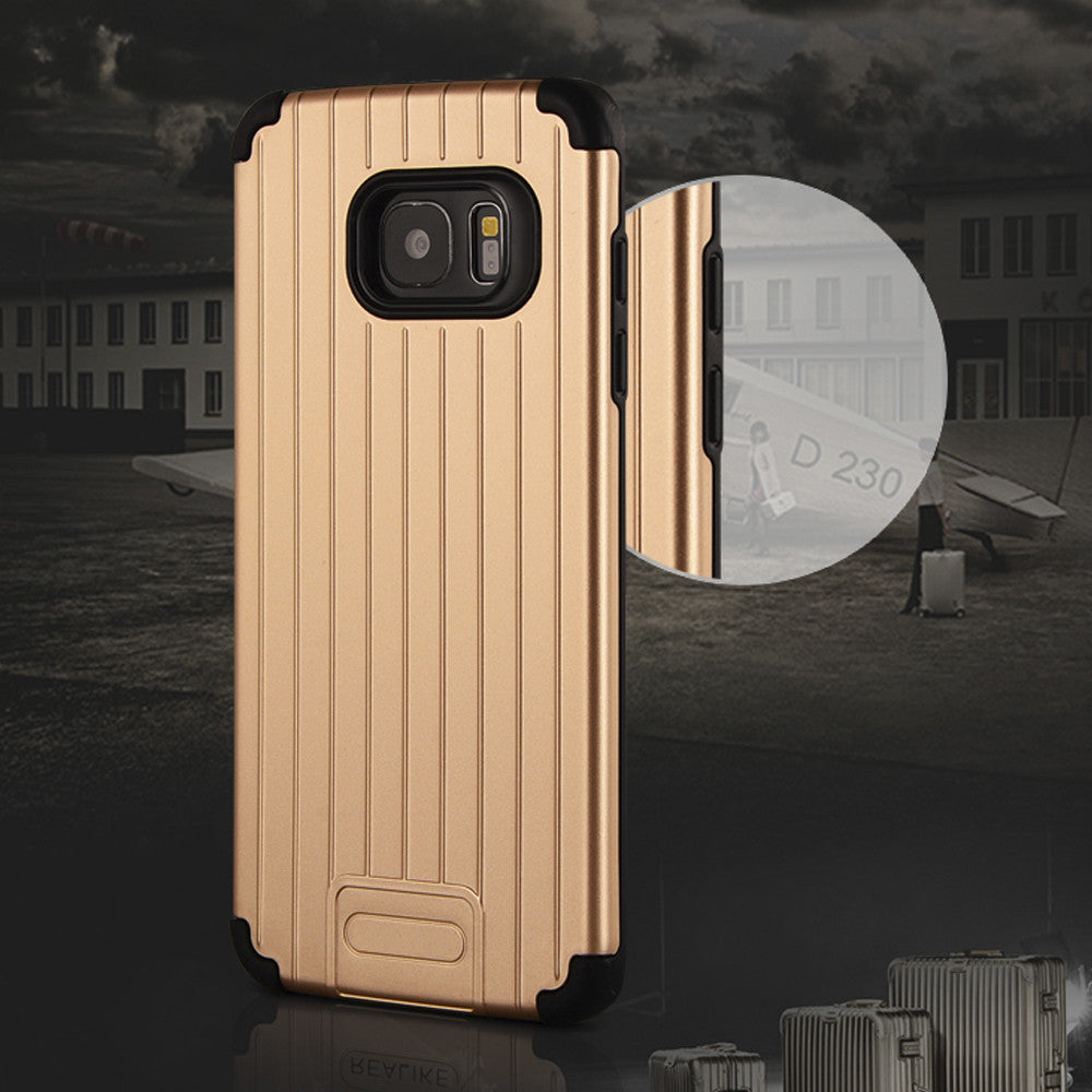 NAVOR Kario Groove Dual Layer Hybrid Protective Case for Samsung Galaxy S7 Edge - NAVOR