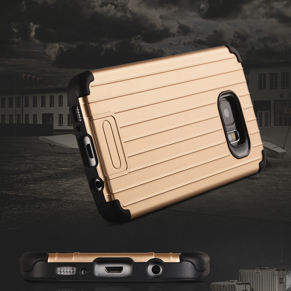 NAVOR Kario Groove Dual Layer Hybrid Protective Case for Samsung Galaxy S7 Edge - NAVOR