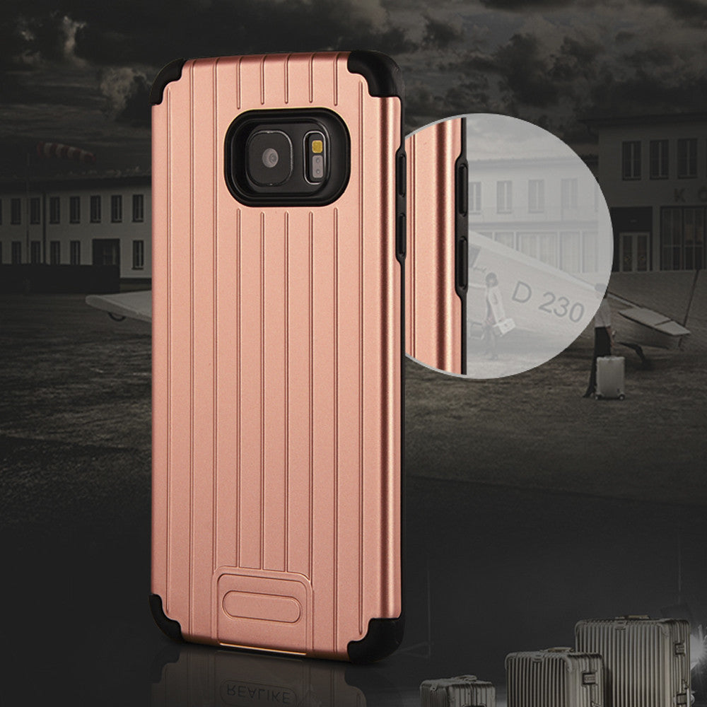 NAVOR Kario Groove Dual Layer Hybrid Protective Case for Samsung Galaxy S7 Edge - NAVOR